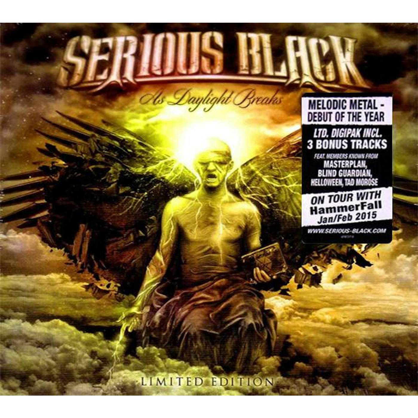 Serious Black AS DAYLIGHT BREAKS CD