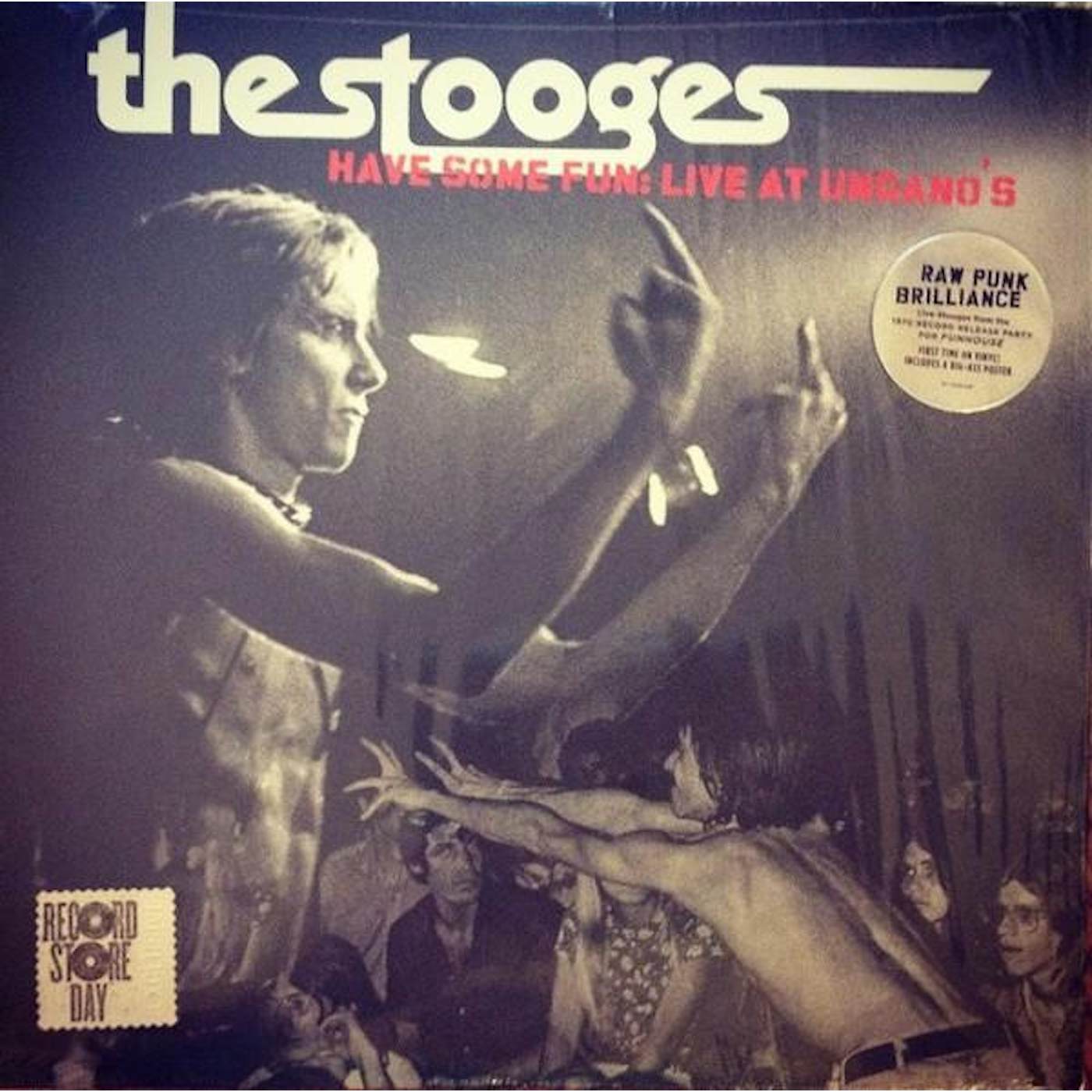 The Stooges HAVE SOME FUN: LIVE AT UNGANO'S (BLACK & WHITE SPLATTERED VINYL) Vinyl Record