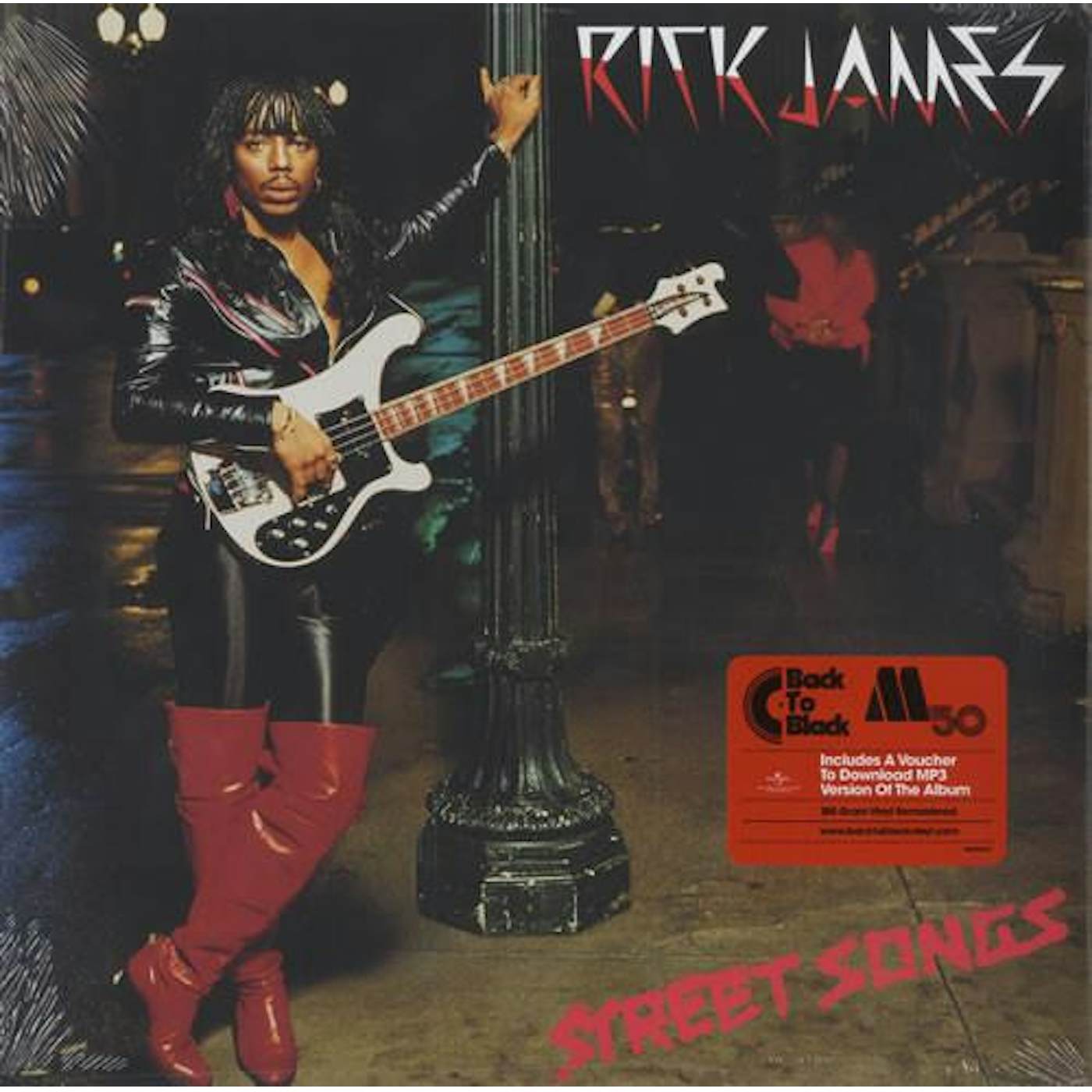 Rick James STREET SONGS Vinyl Record