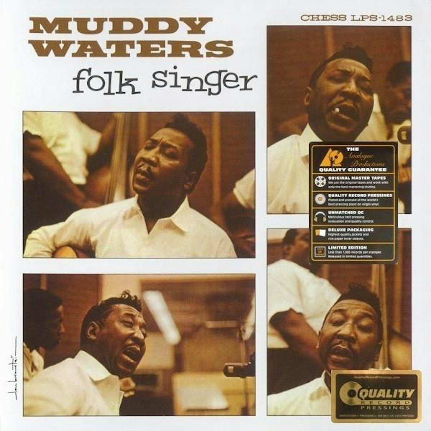 Muddy Waters FOLK SINGER (200G) Vinyl Record