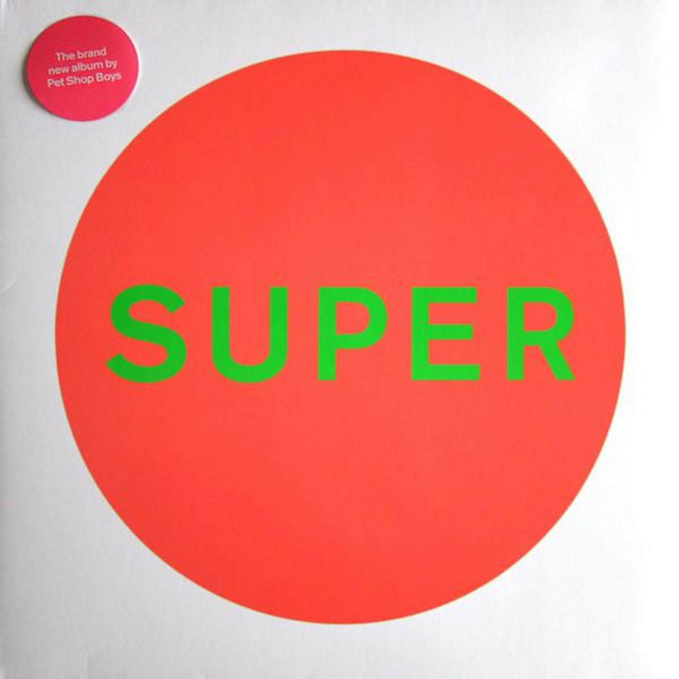 Pet Shop Boys SUPER (WHITE VINYL/DL CARD/LIMITED) Vinyl Record