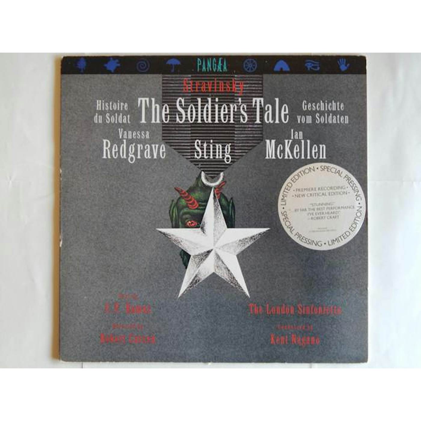 Igor Stravinsky SOLDIER'S TALE Vinyl Record