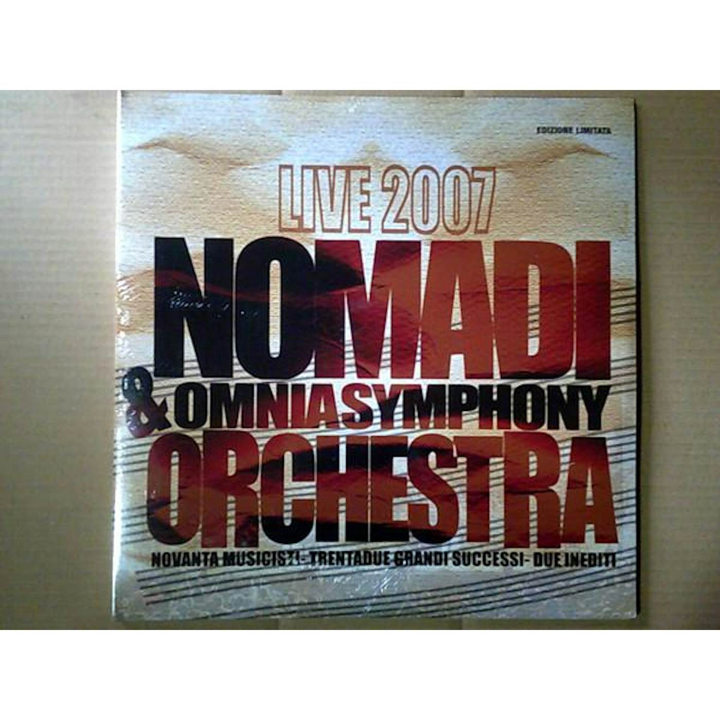 NOMADI & OMNIA SYMPHONY ORCHESTRA LIVE 2007 Vinyl Record