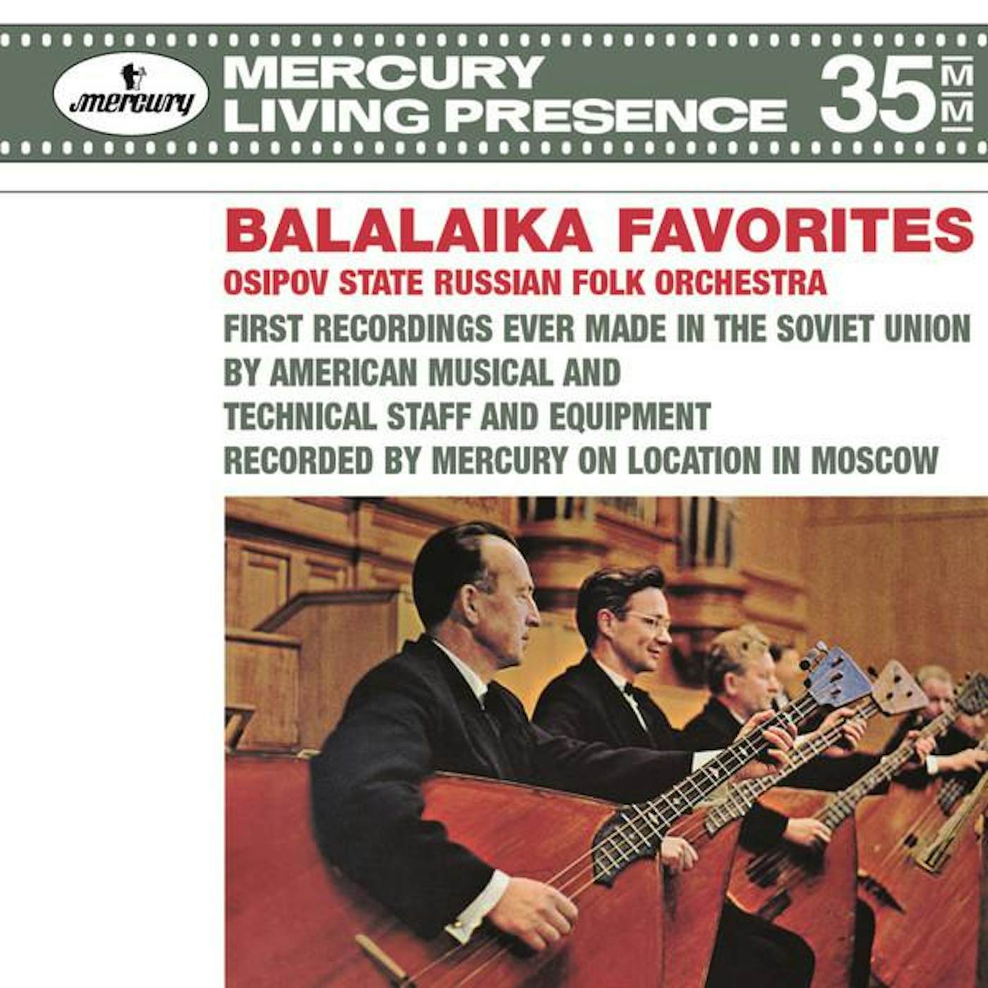 GNUTOV / OSIPOV STATE RUSSIAN FOLK ORCHESTRA BALALAIKA FAVOURITES Vinyl Record