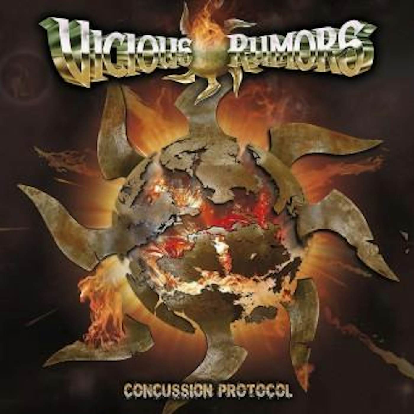 Vicious Rumors CONCUSSION PROTOCOL (2LP/CD) Vinyl Record