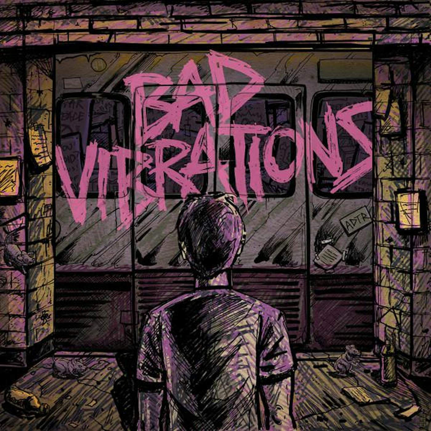 A Day To Remember BAD VIBRATIONS (DL CARD) Vinyl Record