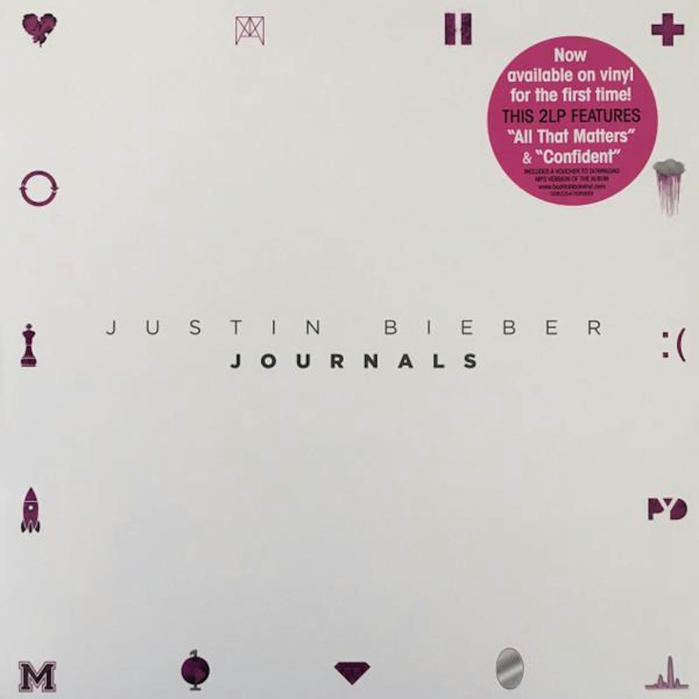 Justin Bieber Journals Vinyl Record