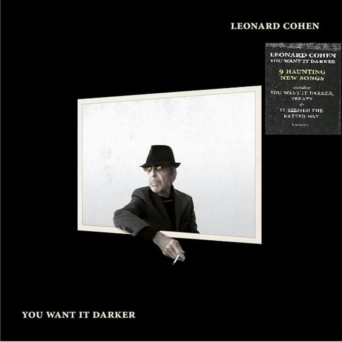 Leonard Cohen YOU WANT IT DARKER (180G/DL CARD) Vinyl Record