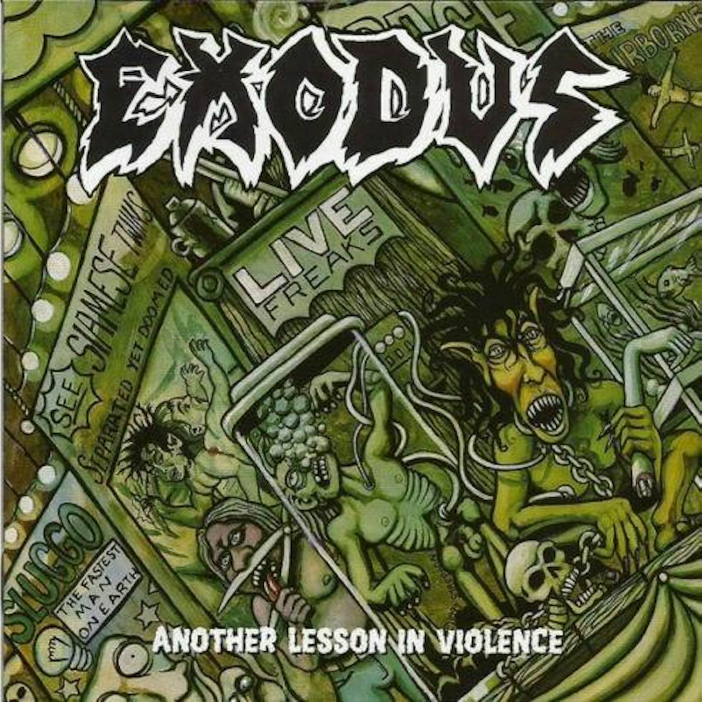 Exodus ANOTHER LESSON IN VIOLENCE Vinyl Record