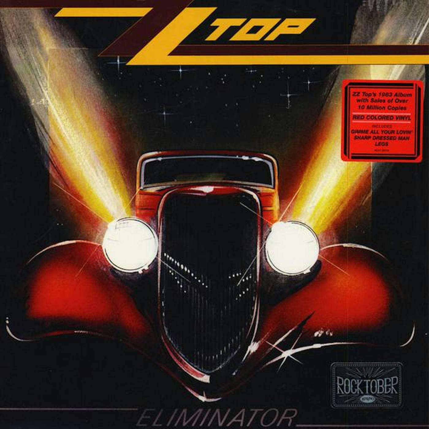 ZZ Top Eliminator (Opaque Red Vinyl Record) (Rocktober) 