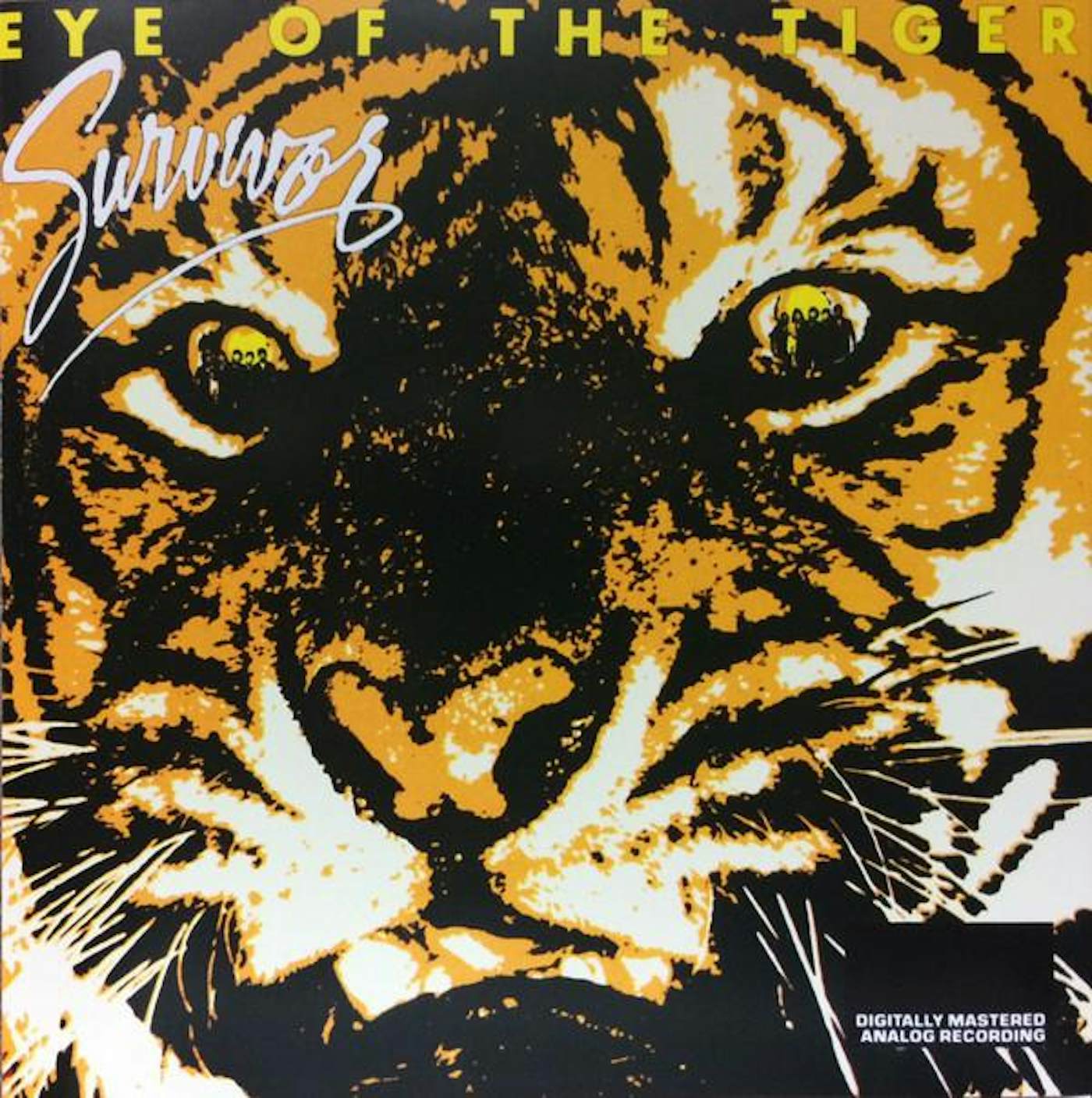 Survivor Eye Of The Tiger 2 Album Cover T-Shirt Black