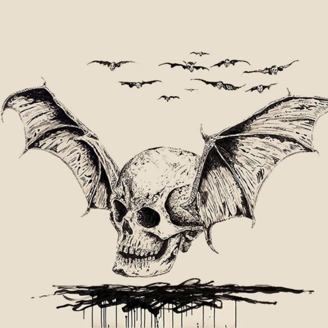 3 ECUSSONS / PATCH IRON ON 666 - TETE DE MORT
