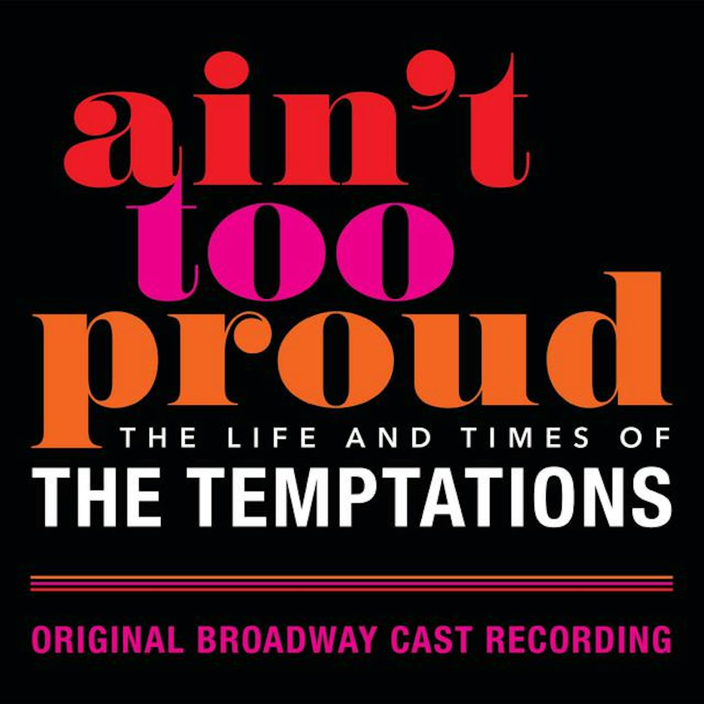 Original Broadway Cast Of Aint Too Proud