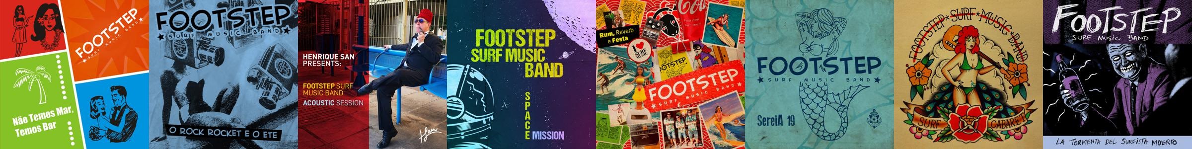 Footstep Surf Music Band Store: Official Merch & Vinyl