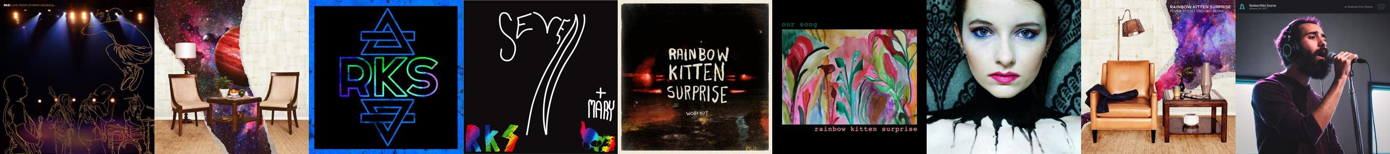 Rainbow Kitten Surprise Collectors Set of 6 Guitar Picks with Tin