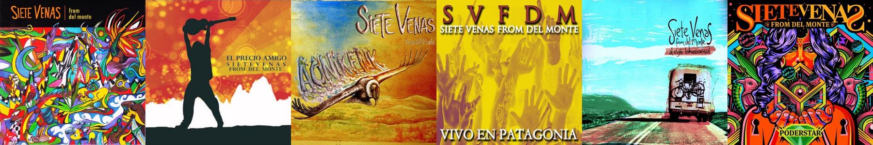 Siete Venas From Del Monte Store: Official Merch & Vinyl