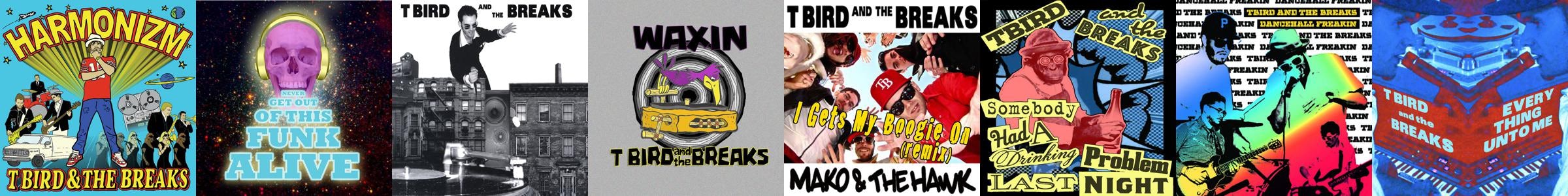 T Bird and the Breaks Store: Official Merch & Vinyl