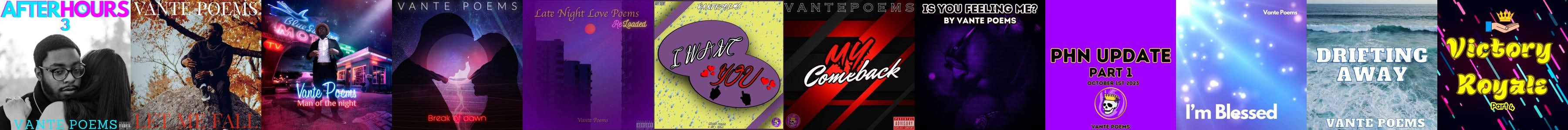 Vante Poems Store: Official Merch & Vinyl