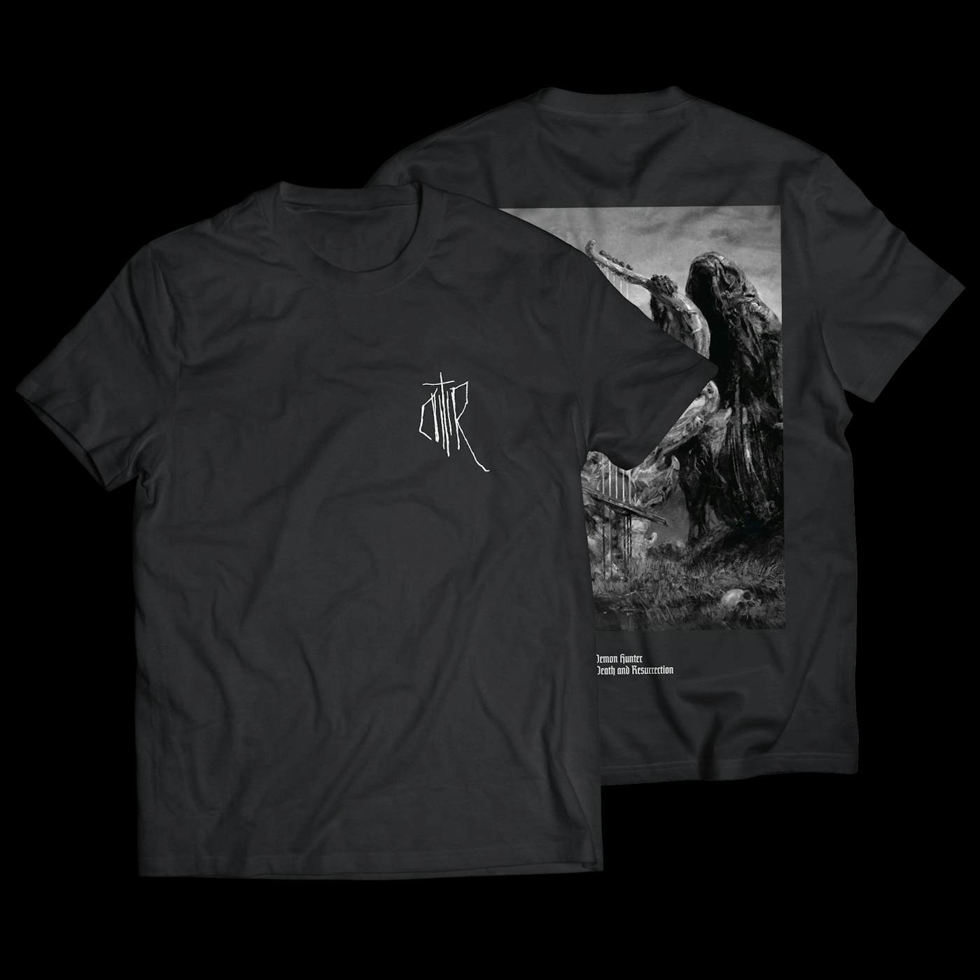 Demon Hunter SoDaR Pocket Symbol T-Shirt in Black