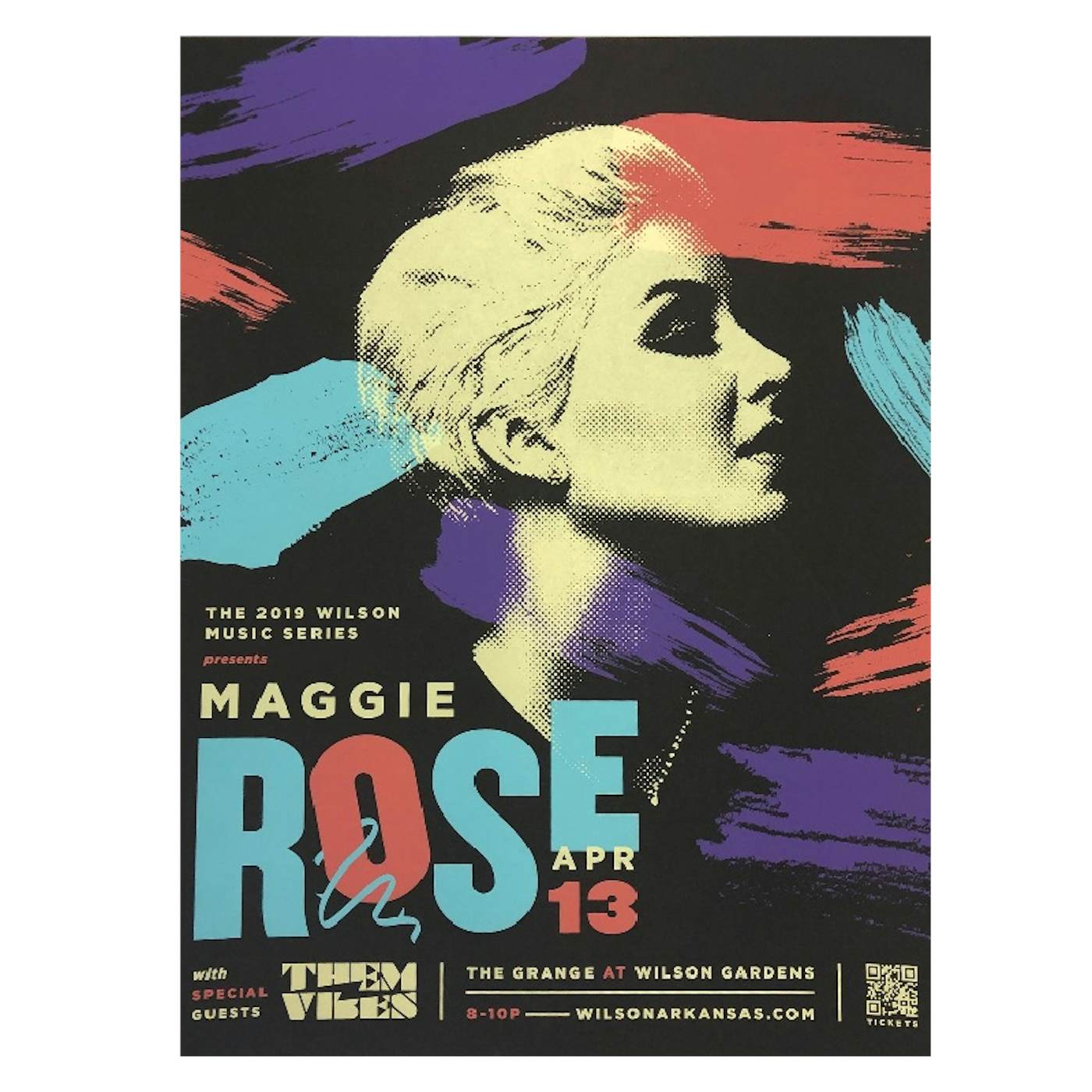 Maggie Rose 2019 WILSON MUSIC SERIES POSTER