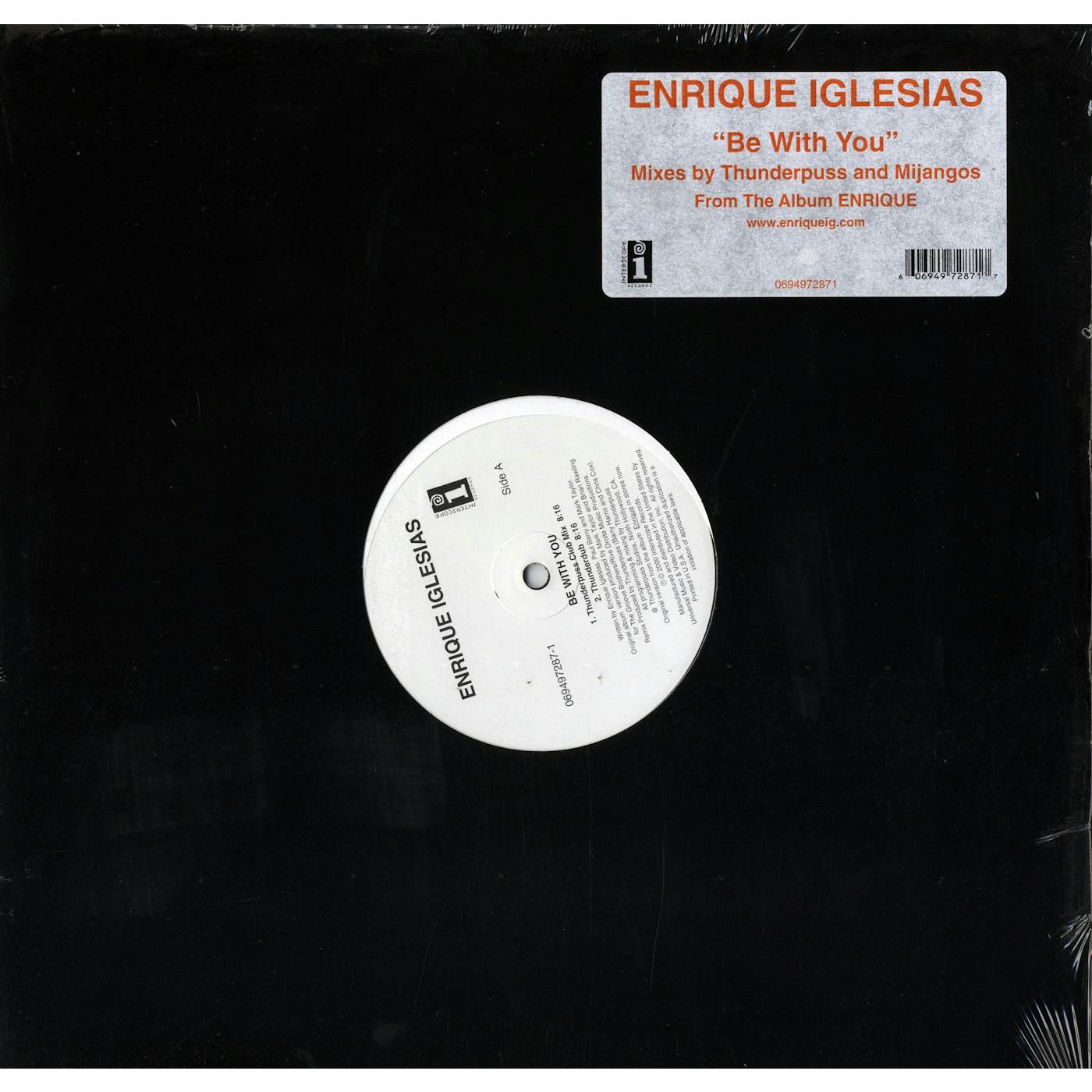 Enrique Iglesias - Be With You (Remixes) [12" Vinyl]