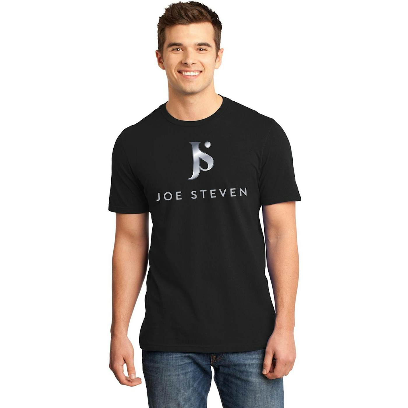 Joe Steven Metallic Logo Tee