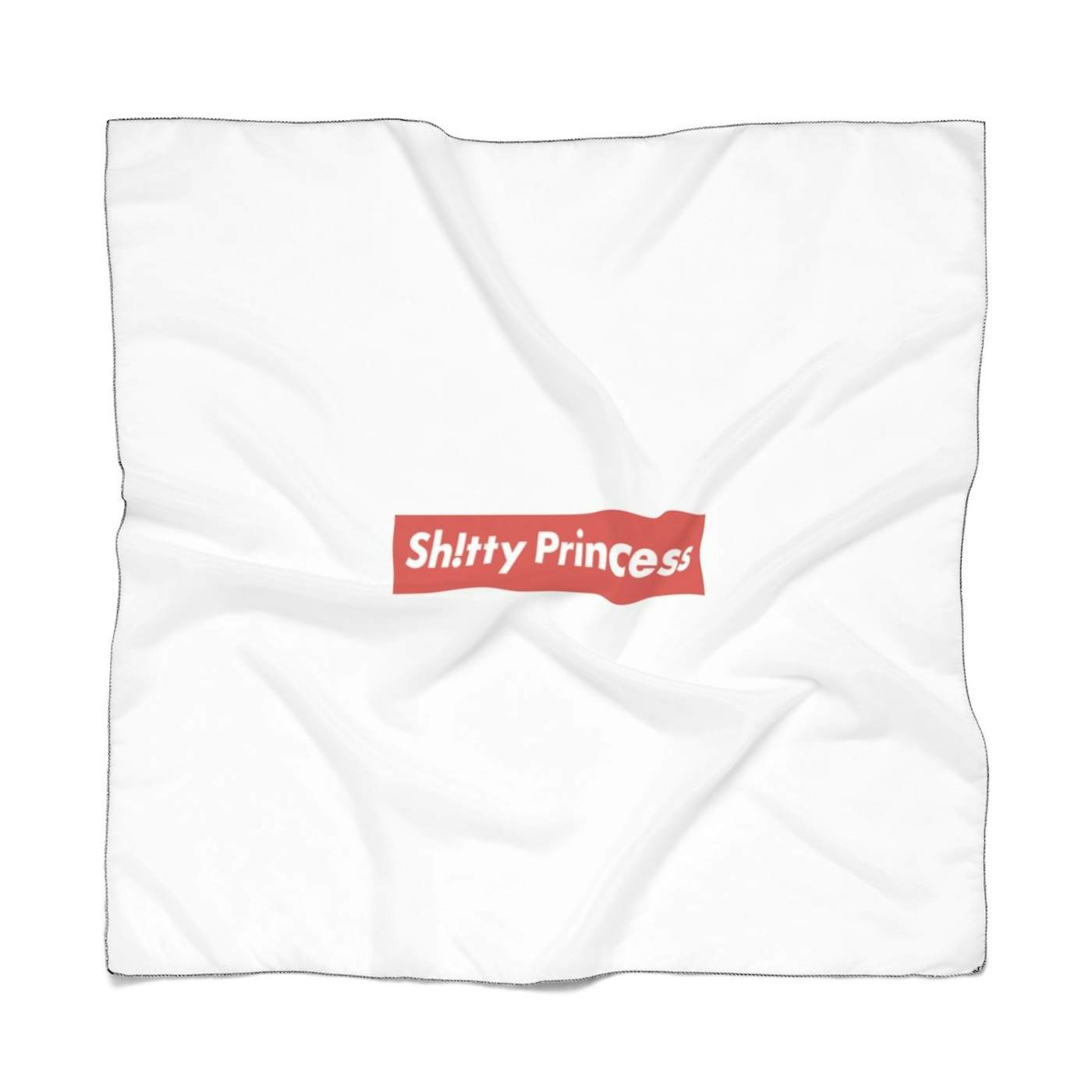 Poly Scarf Shitty Princess Red Logo