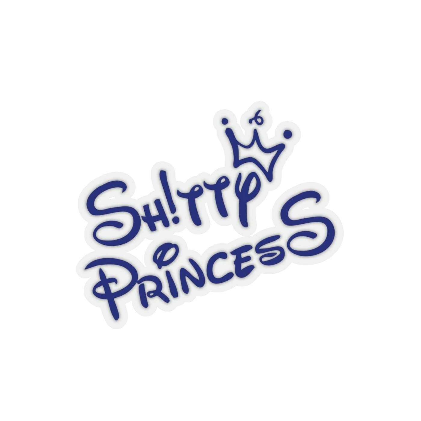 Kiss-Cut Stickers in Shitty Princess Navy OG Logo