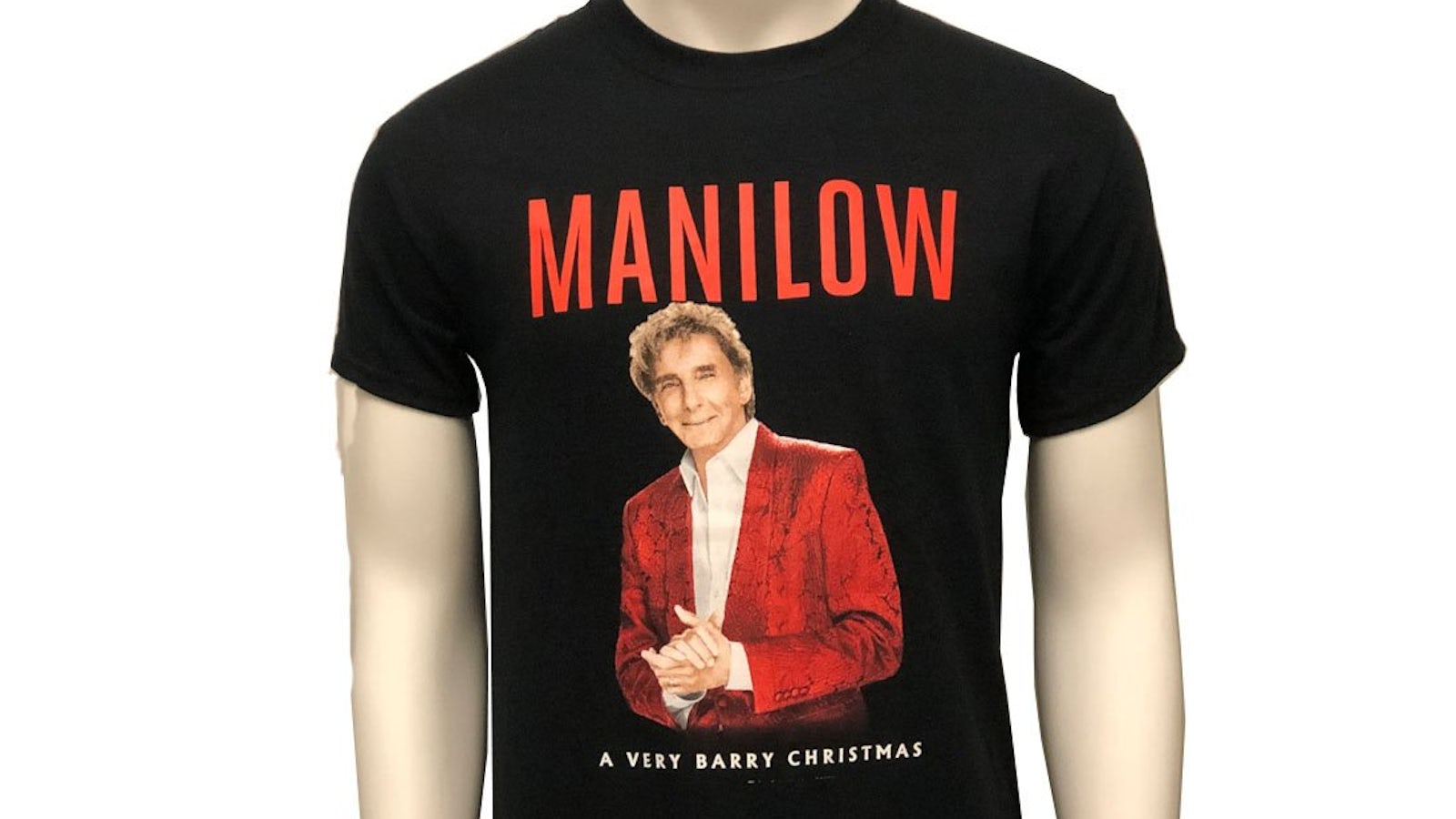 Grens Chinese kool flauw Barry Manilow A Very Very Christmas 2018 Tour Tee