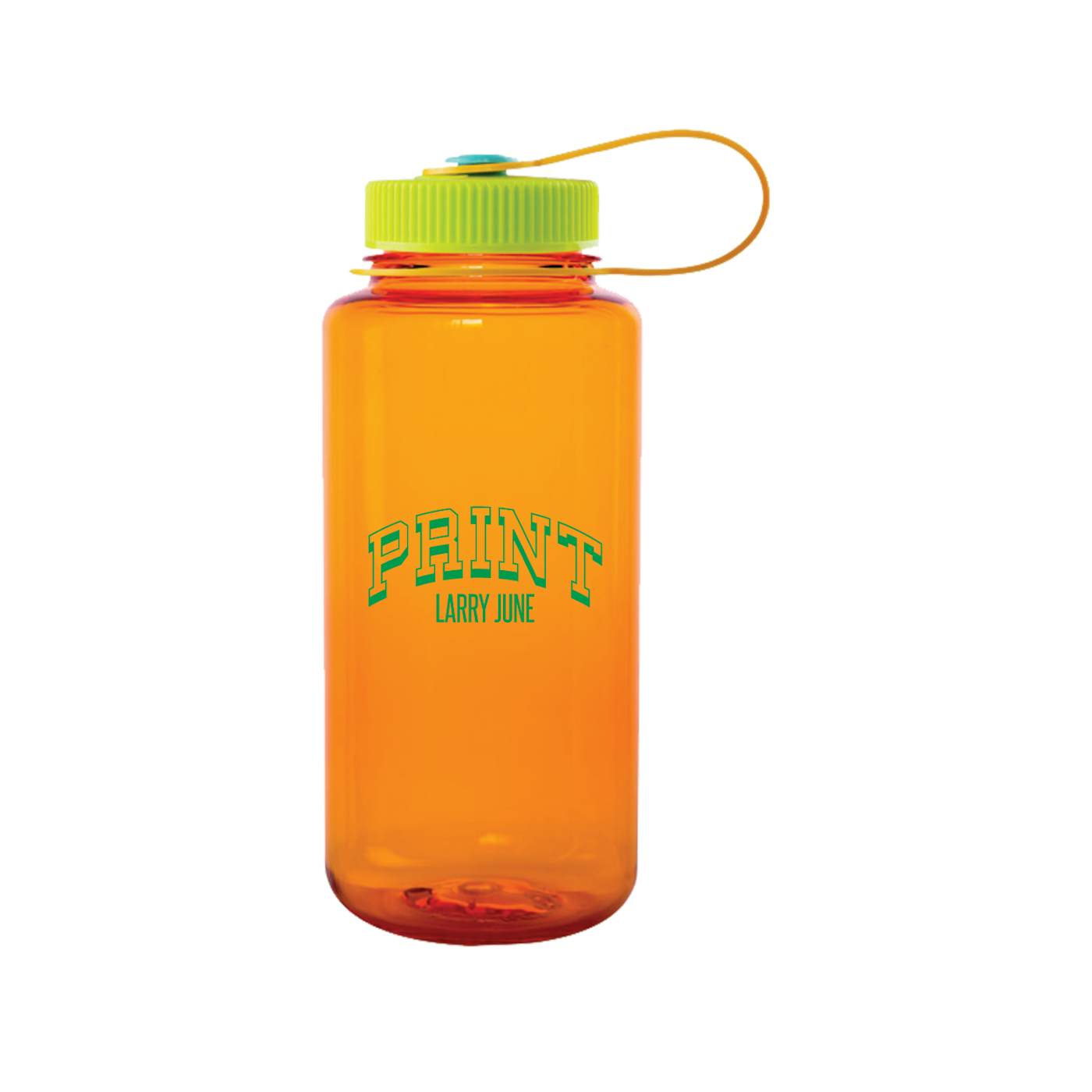 Personalized Sassy Since Birth Water Bottle Orange Gloss