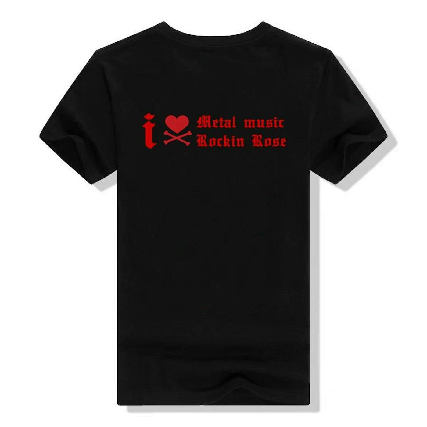 Rockin Rose Metal Music T-Shirt