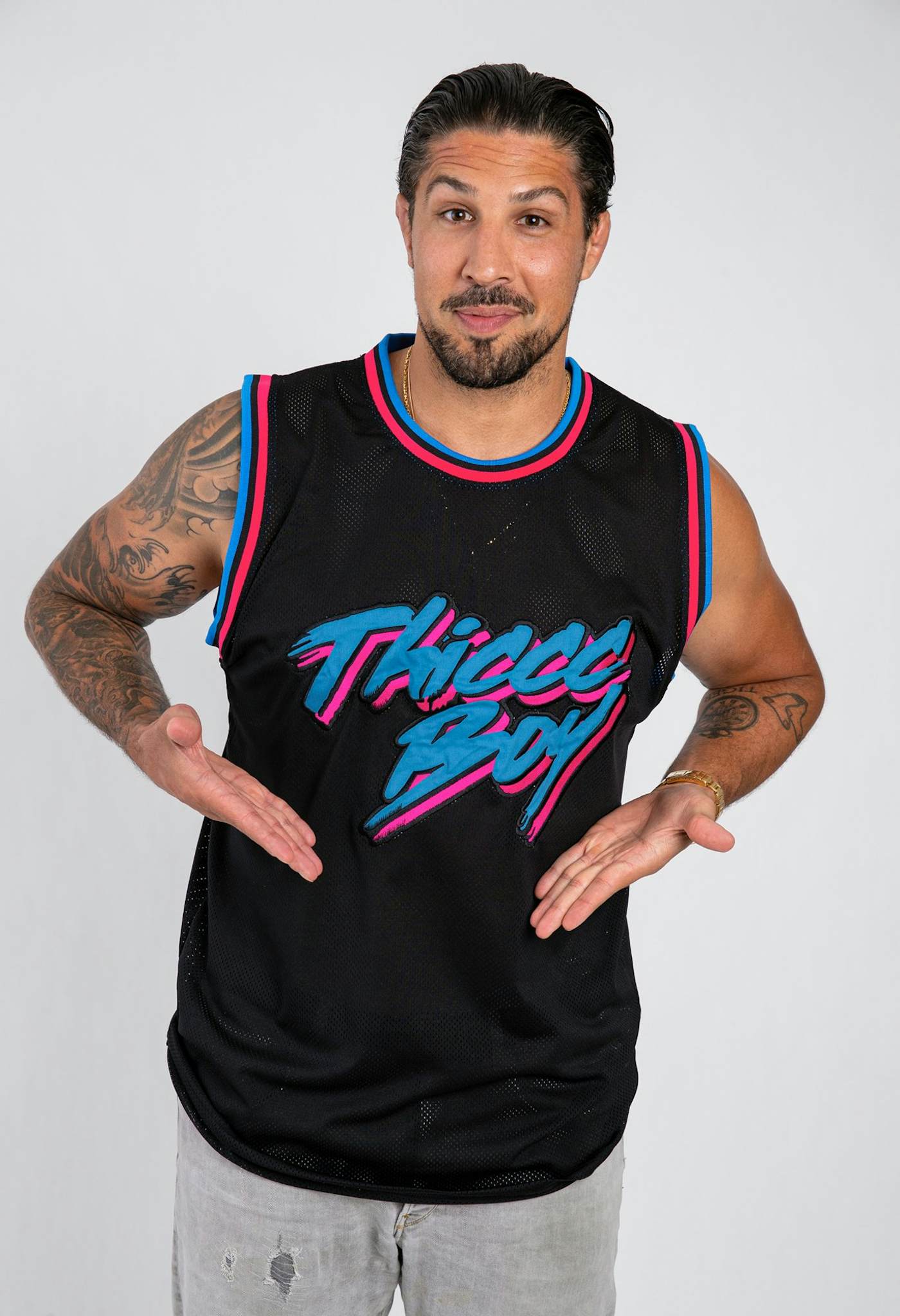 Brendan Schaub South Beach Basketball Jersey