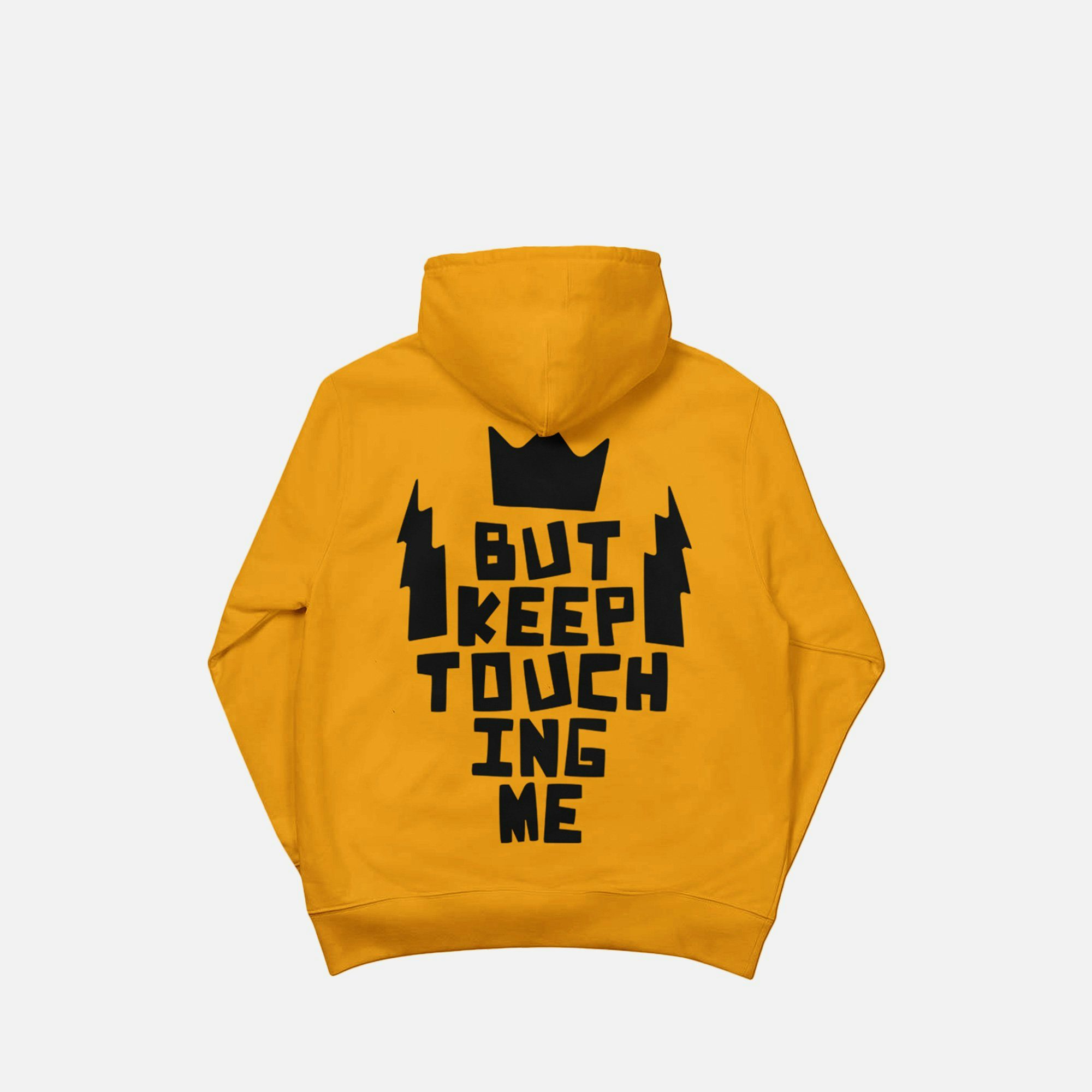 King and The Sting Don t Touch Me Gold Hoodie