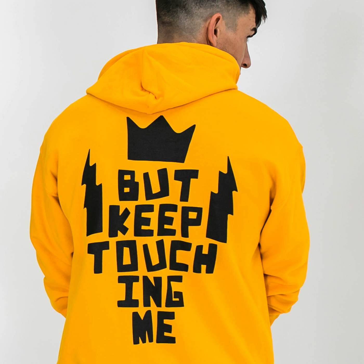 King and The Sting Don t Touch Me Gold Hoodie