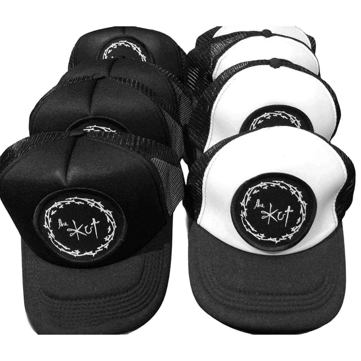 The Kut Black & White Snapback Cap