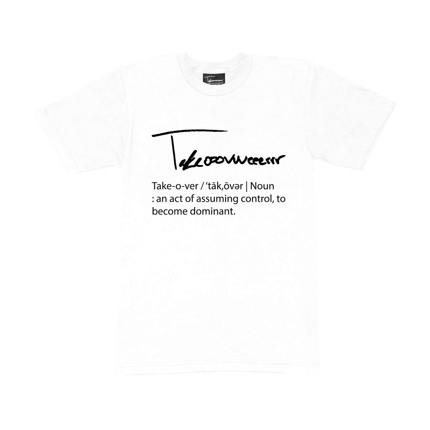 Taylor J Takeover Definition Tee (White/Black)