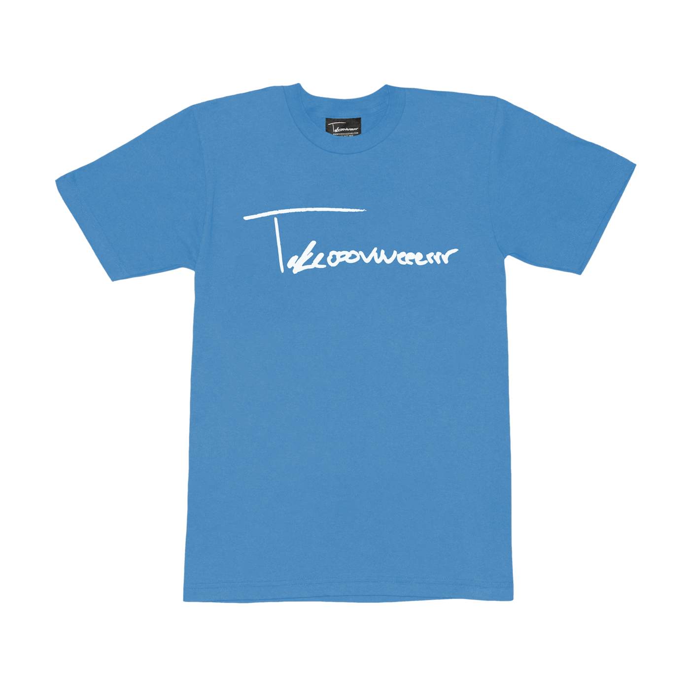 Taylor J Takeover Signature Tee (Baby Blue/White)