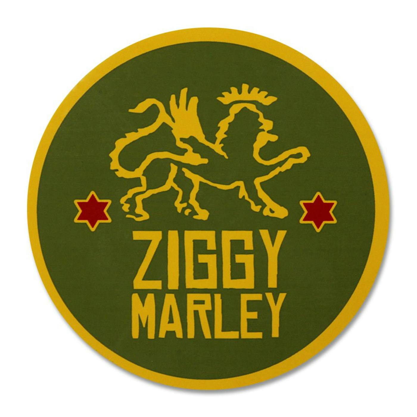 Ziggy Marley Lion Stars Sticker
