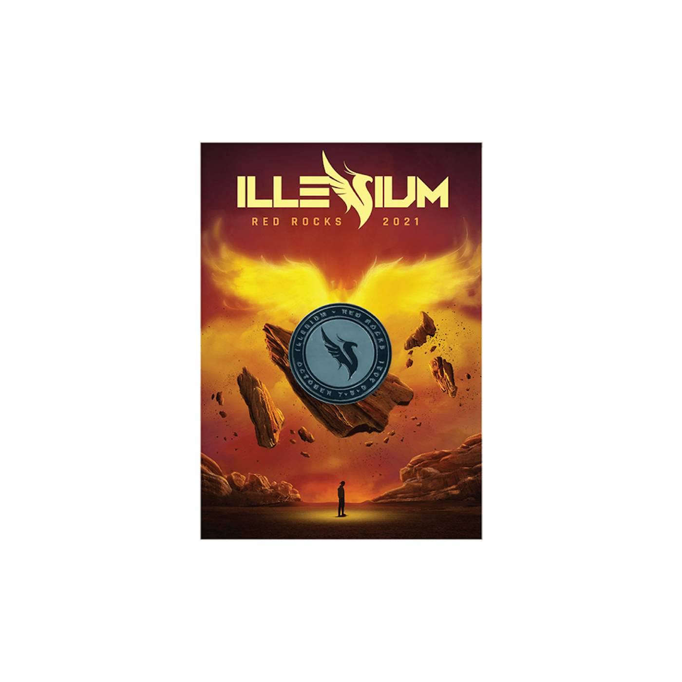 ILLENIUM Red Rocks 2021 Ltd Pin