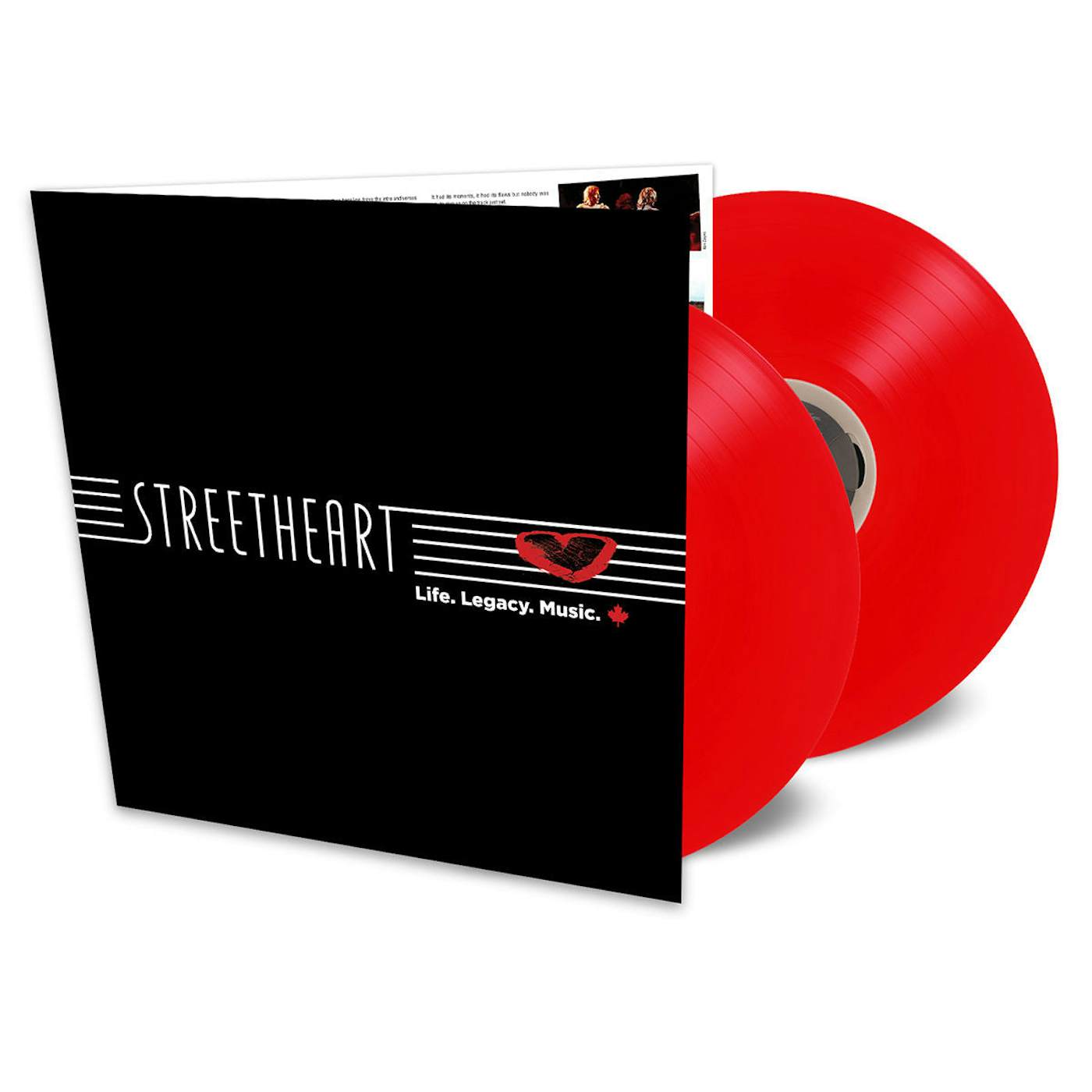 Streetheart Life. Legacy. Music 2LP Translucent Red 2LP