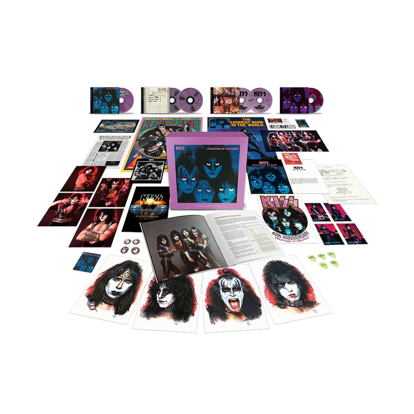 KISS Creatures Of The Night 40th Anniversary Box Set