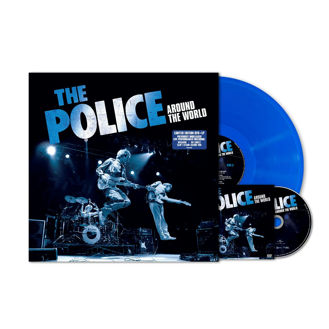 The Police Around The World: Restored & Expanded Ltd Blue LP/DVD