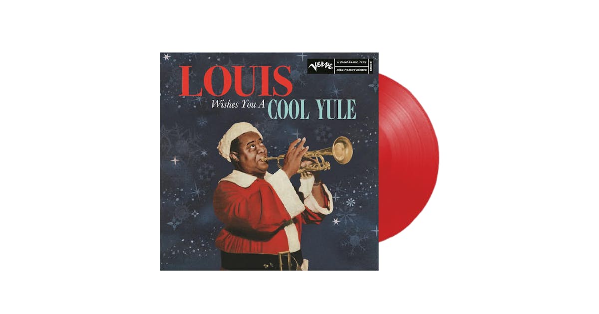 Louis Armstrong - Louis Wishes You A Cool Yule: Red Vinyl LP - Decca Records