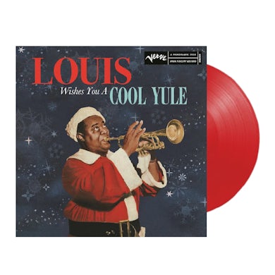 Louis Armstrong Louis Wishes You A Cool Yule LP (Red Vinyl)