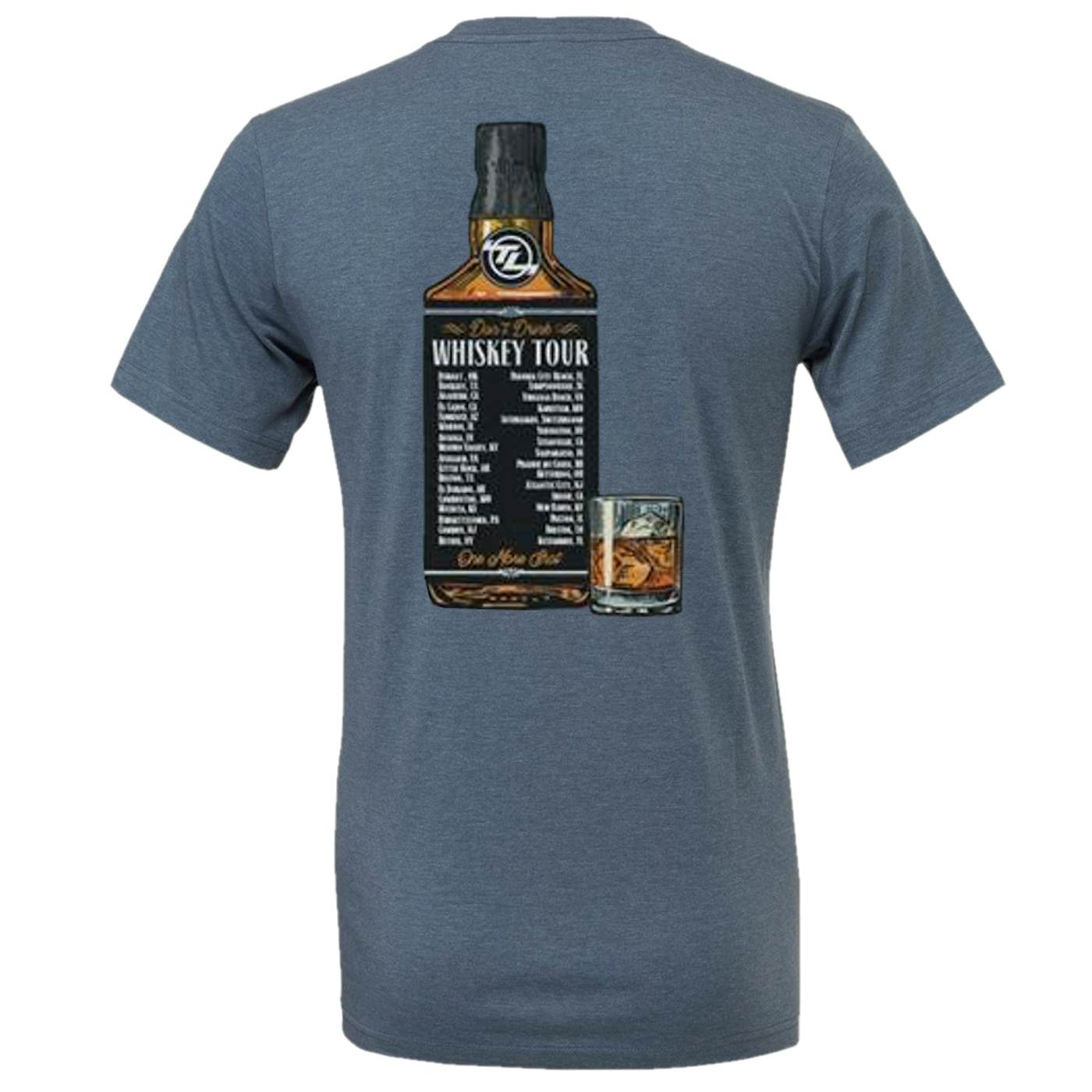Tracy Lawrence Heather Slate Whiskey Tour Tee