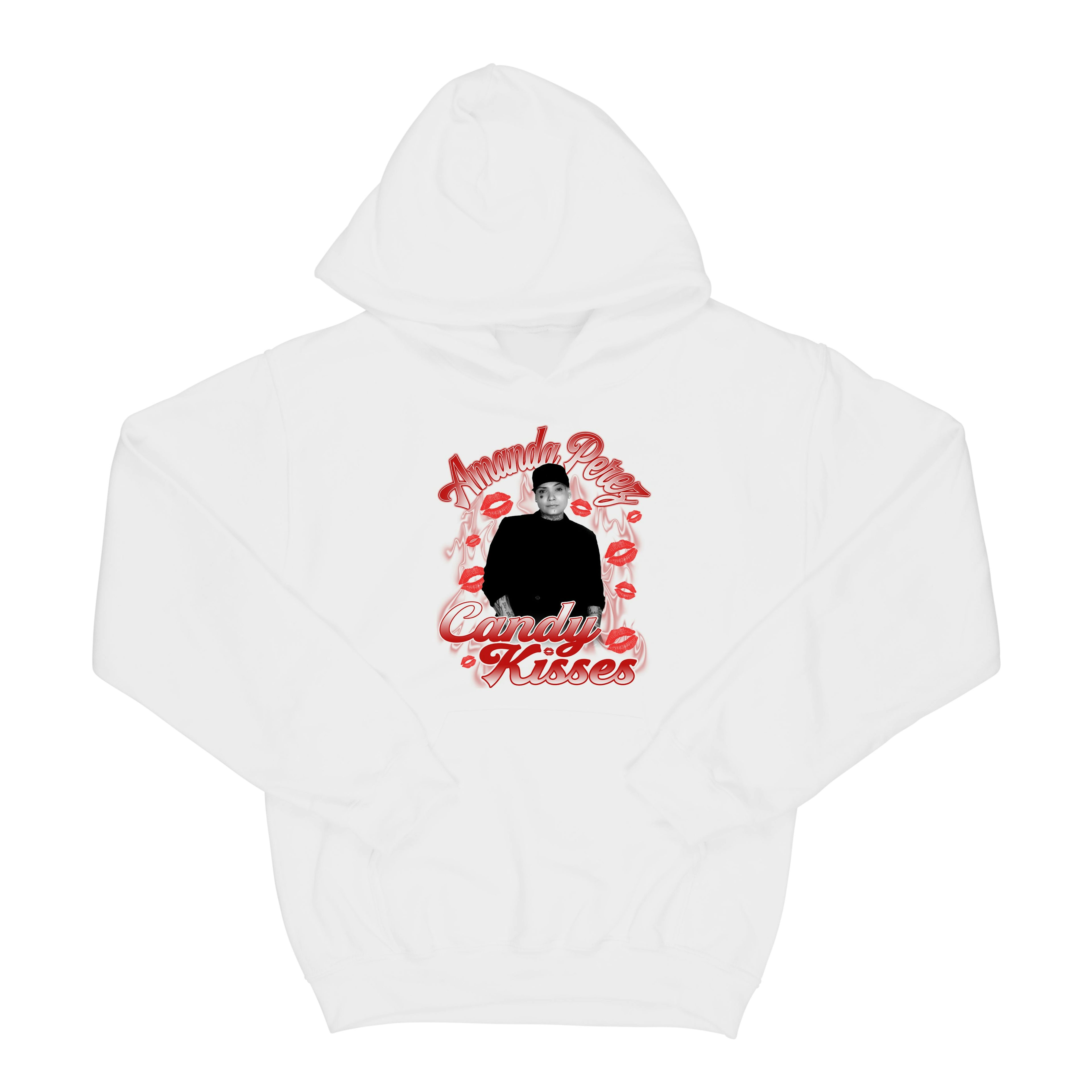 Amanda Perez Candy Kisses "White" Hoodie