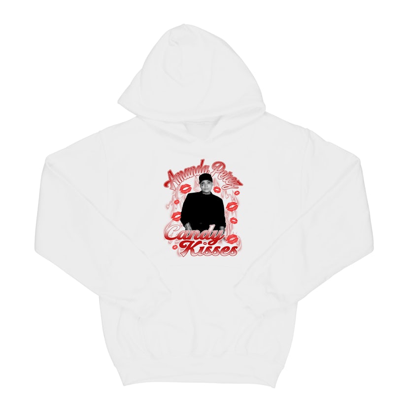 Amanda Perez Candy Kisses "White" Hoodie