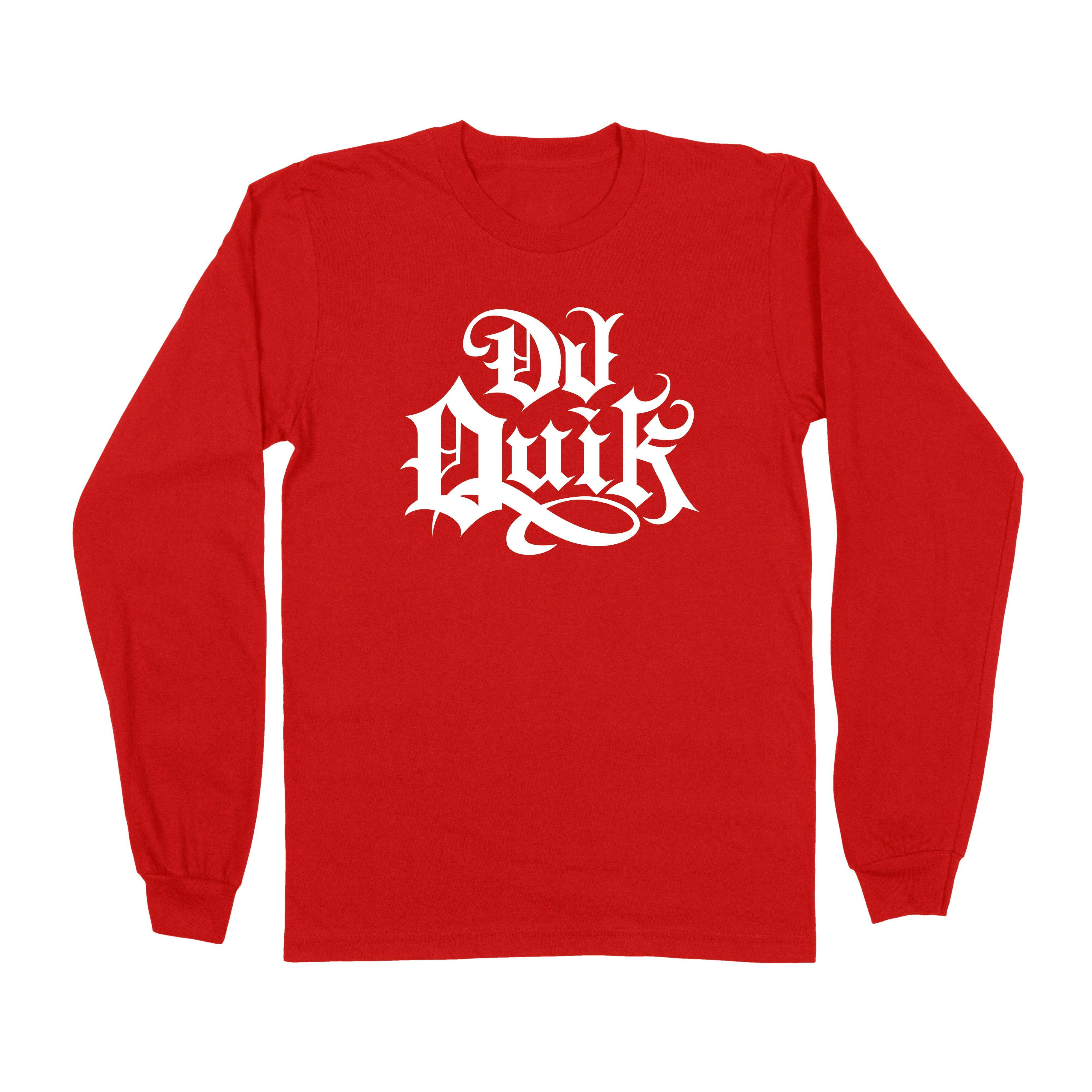 DJ Quik "Classic Logo" Long Sleeve Red