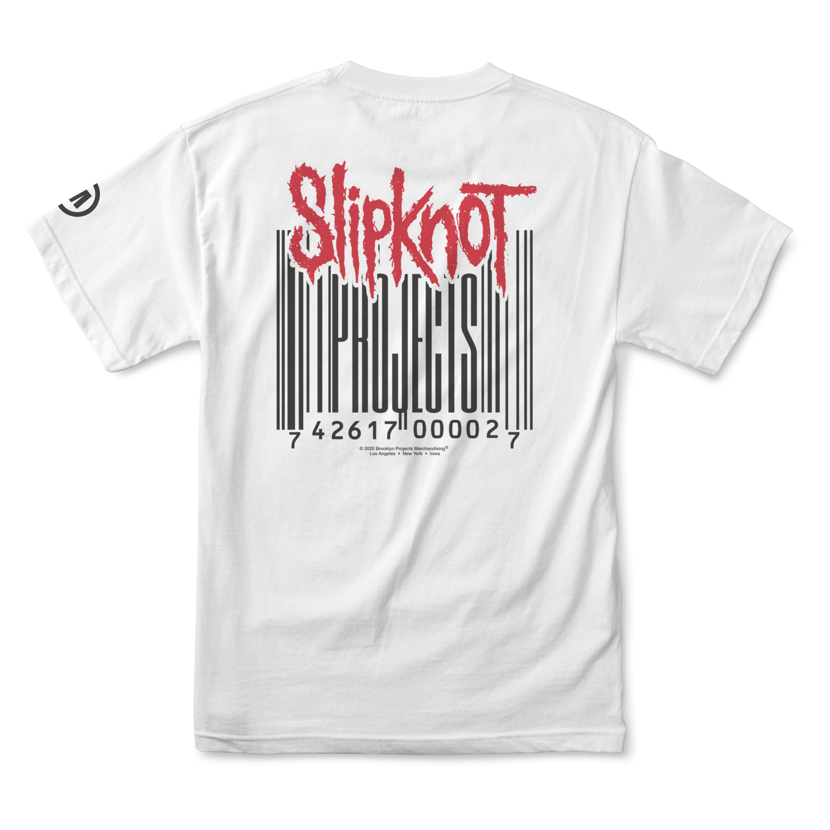 Slipknot SK x BP White Barcode Tee