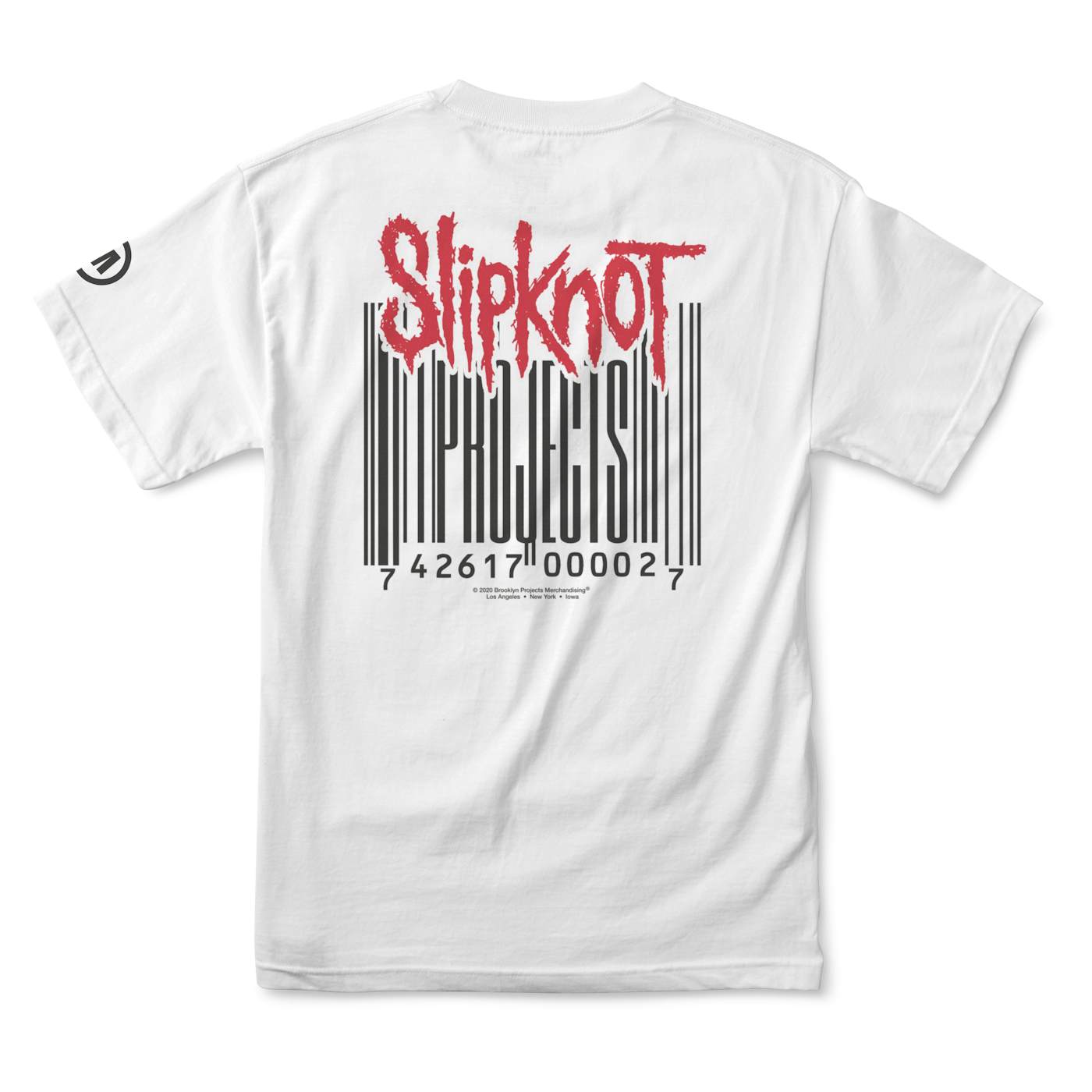 Slipknot SK x BP White Barcode Tee